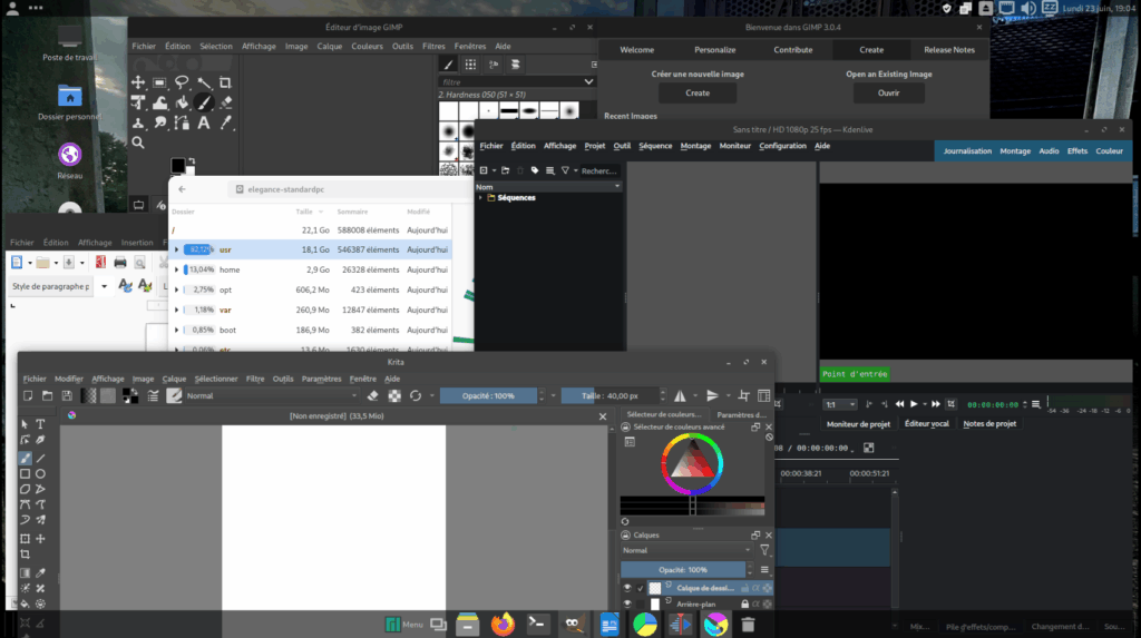 Interface avec les correctifs d'interface d'applications