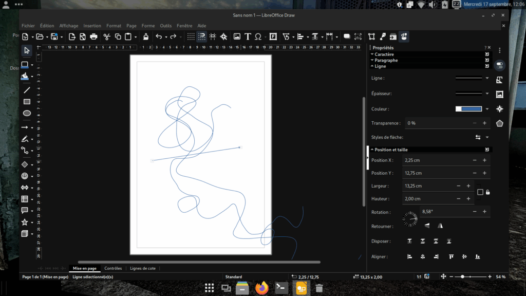 on dessine sur libreoffice