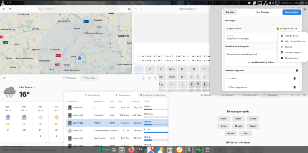 Applis sous GNOME 50